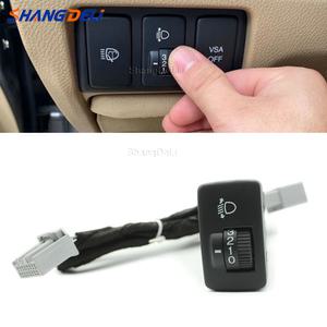 헤드라이트 조정 대시보드 밝기 스위치 단추 헤드램프 호환 혼다 어코드 2008 2009 2010 액세서리