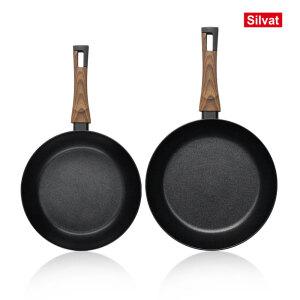 국내생산 홈쇼핑 완판! 실바트 까리노 IH 인덕션 프라이팬 2종 세트 (24팬/28팬)