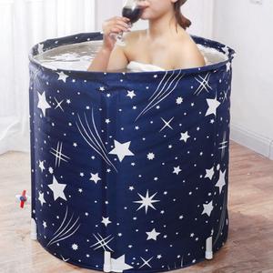 반신 욕조 욕기 1인 목욕탕 이동식 간이 접이식