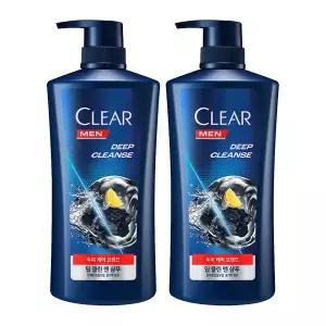 클리어 맨 딥 클린 샴푸 650ml 2개
