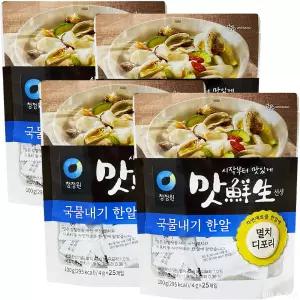 청정원 맛선생 멸치 디포리 국물내기 한알 100g 4개