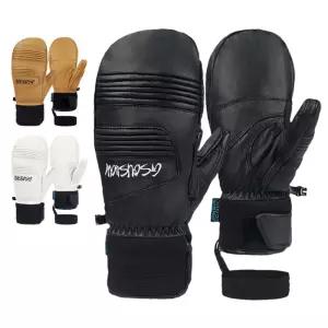 지소우 양가죽 스키장갑 스노우보드 벙어리장갑