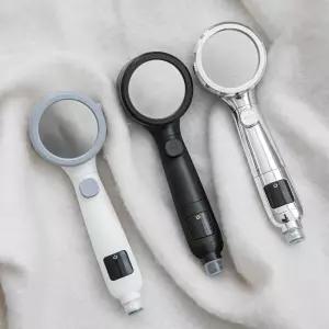 맨사템 온오프 온도표시 고수압 필터 샤워기 헤드 수압상승