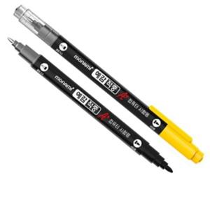 모나미 컴싸+볼펜 12개입 사인펜 양면컴퓨터용싸인펜 컴퓨터사인펜