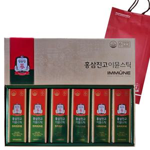 정관장 홍삼진고 이뮨스틱 10g x 30포 선물세트/쇼핑백포함 무료