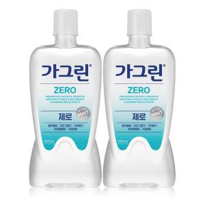 가그린 제로 1200ml 2개