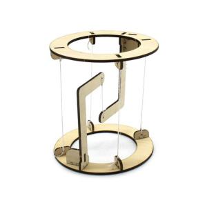 나무 원형 텐세그리티(무중력선반)/1인용과학 실험 수업키트