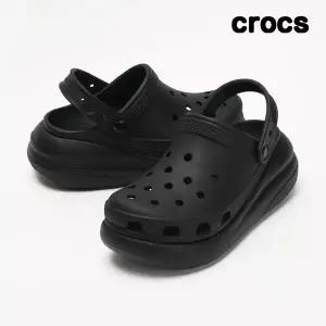 [크록스] 크러쉬 클로그 성인 샌들 블랙 207521-001