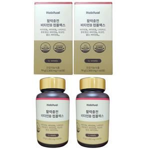 해비추얼 비타민B 컴플렉스 와이즐리 활력충전 총 4개월분