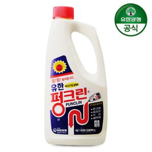 유한락스 펑크린 배수관 막힘 용해제 1L x 4개