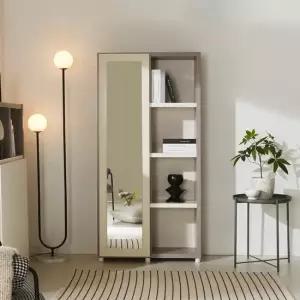 네오 카렌드 4단 810 전신거울 수납장 NES1454