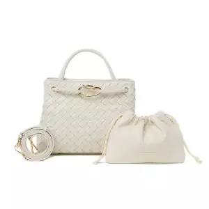 [최초가238 000원]인트레치아토 헤리티지 토트백 - 아이보리