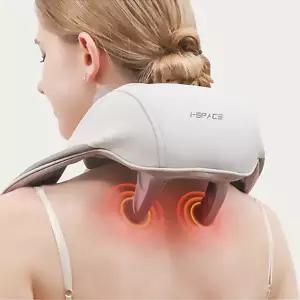 아이스페이스 목 어깨 허리 마사지기 BLDC모터 손이 자유로운 안마기