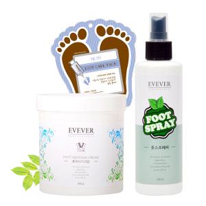 이브에버 풋마사지크림 풋스프레이 발케어팩