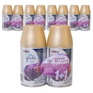 4개 자동 분사기 리필 라벤더 바닐라 1+1개입