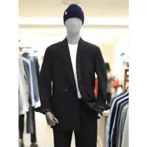 [갤러리아] BON S/S 블랙 허니콤 조직 오버핏 캐주얼 셋업 슈트 BN4MEA270BK