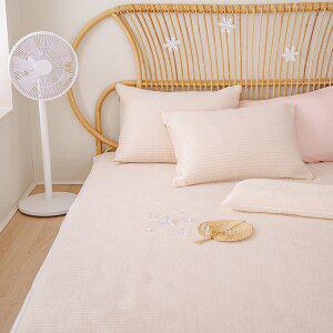 [포몽드] 줄누빔 냉감 아기 쿨매트 듀라론 침대 에떼쿨 패드 킹