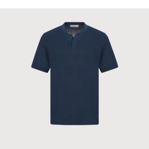 트레몰로 HC09 헨리넥 반팔 니트 (주)세정 인디안 남성 25SS 여름 터콰이즈그린 슬림