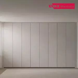 콩크 E0 무몰딩 푸시도어 여닫이 붙박이장 8자 240cm 고급형)