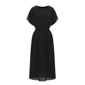 [롯데백화점]티뷰 캡소매 스모크 밴딩 원피스_V5B-COP027