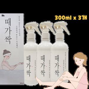 때가싹 때폭탄 각질제거 바디스크럽 때필링 때가싹 300ml x 3개