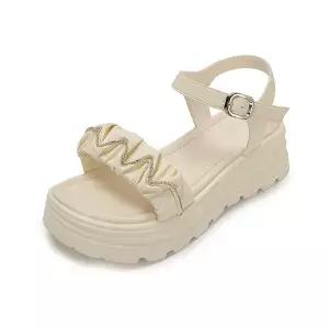 [하프클럽/무크]엠.무크 티아 크리스탈 샌들 아이보리 516523521ZQ