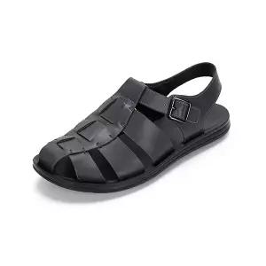 [하프클럽/무크]엠.무크 어반 피셔맨 소가죽 샌들 그레이 517413502FT