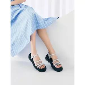 [하프클럽/무크]여화 모니카 소가죽 캐쥬얼 샌들 2colors