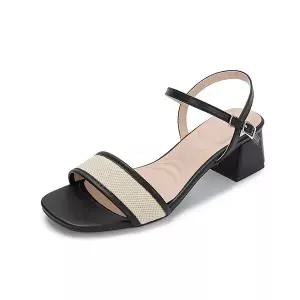 [하프클럽/무크]엠.무크 오드 드레스 샌들 블랙 516523510ZA