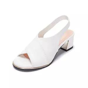 [하프클럽/무크]엠.무크 글로리아 스판 릴렉스 샌들 화이트 516323502UY