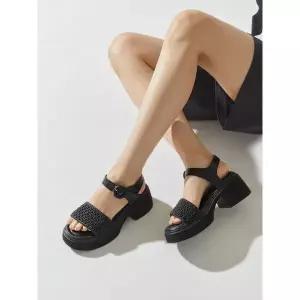 [하프클럽/무크]여화 허드 캐쥬얼 샌들 2colors