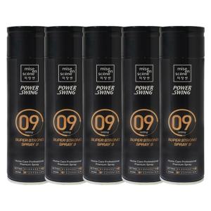 미쟝센 파워 스윙 슈퍼 스트롱 스프레이9 200ml x5