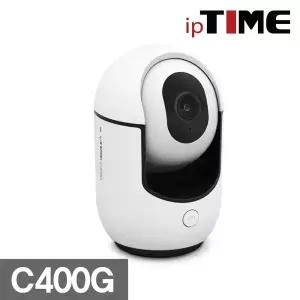 IPTIME C400G IP카메라 400만화소 홈CCTV 양방향 음성대화 PT컨트롤 120도 화각 야간조명 감지영역설정 가능