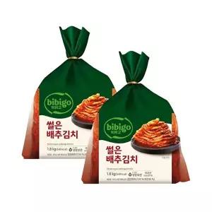 [CJ제일제당][T]비비고 썰은배추김치 1.8kg x2개