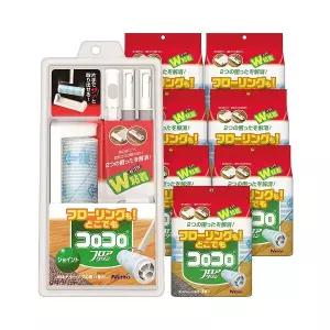 고로고로 테이프크리너 멀티 밀대형 160mm 마스터 세트 (롱밀대+전용거치대+리필 22P)