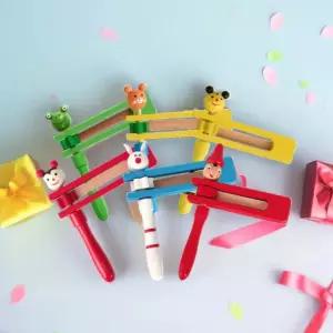 캐스B 원목 라쳇 리듬악기 맑은소리 우드 톱니 회전 마라카스 캐릭터 음악 연주 합주 유아