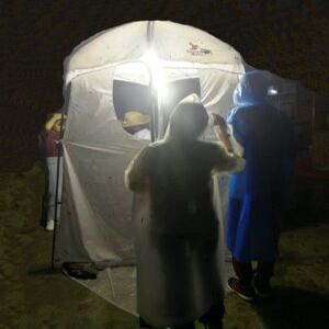 장수풍뎅이 등화채집 트랩 사육 조명 야간 곤충 채집 곤충텐트 바닥 폴 포충망