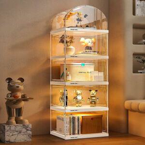 피규어 장식장 투명 수납장 인형 레고 진열장 거실 랙 선반 5단