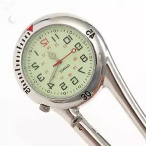 Lunamay 다용도시계 실버 야광 시계 카라비너