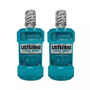 존슨앤존슨 리스테린 쿨민트 마우스워시 구강청결제 750ml x 2개
