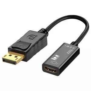 무배 DP to HDMI 컨버터 락킹커넥터 노트북 PC 모니터 미러링 화면복제 확장변환기젠더 DH430