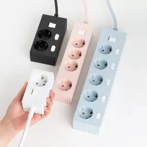 파워존 국산 웨이브 멀티탭 2구 3구 4구 5구 6구 개별스위치 자동소화 멀티콘센트 통합 연장선