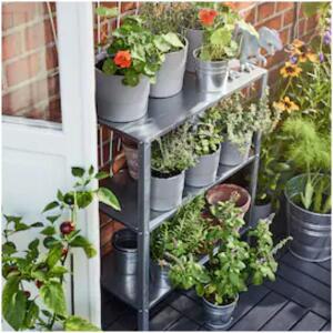 이케아 휠리스 선반유닛 실내외겸용 60x27x74cm 수납선반 스탠드 받침대