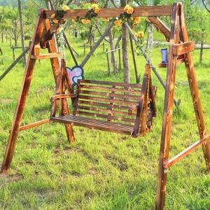 야외 흔들의자 원목 그네 별장 정원 마당 안락 테라스