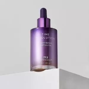 [미샤] 타임 레볼루션 나이트 리페어 보랏빛 앰플 5X 70ml, 1개