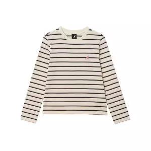 갤러리아 [캉골] 우먼스 스트라이프 긴팔 티셔츠 3542 아이보리