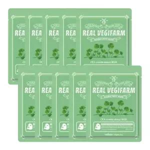 포더스킨 슈퍼푸드 리얼 베지팜 더블 샷 마스크 23ml 10매 시카