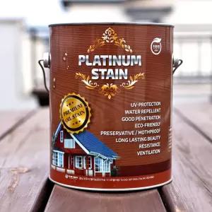 친환경인증 오일스테인 오일스텐 방부목 데크 스테인 4L