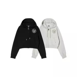 [라이프워크]바람막이 CQK LW233ZT715 엠블럼 LADOK로고 CROP HOODED ZIP-UP