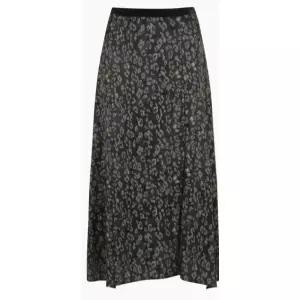 [롯데백화점]시슬리 프린트 벨벳 밴딩슬릿 스커트